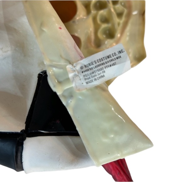 Halloween Rubie's Costume Co. Clown Mask 3/4 Child’s Die Laughing Latex - Picture 8 of 8